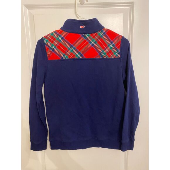 Vineyard Vines Navy Shep Pullover Size: Youth Large - Picture 3 of 5